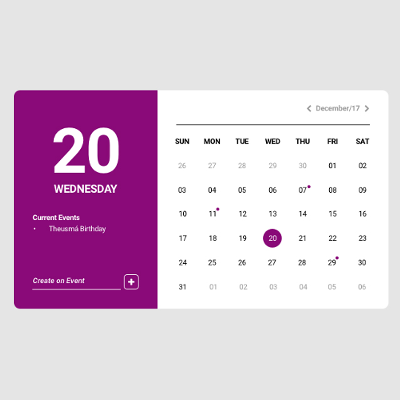 Calendar Component